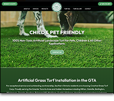 Creative Grass Turf Corp - Residential and Commercial Artificial Turf Installation and Landscaping in the Greater Toronto Area